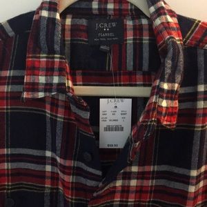 Flannel men’s button down from J Crew